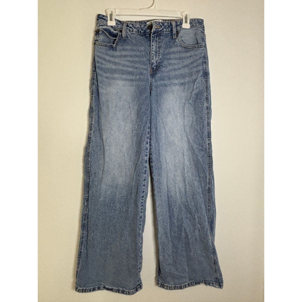 Celebrity Pink Wide Leg Jeans Medium Wash High Rise Denim Size 11/30